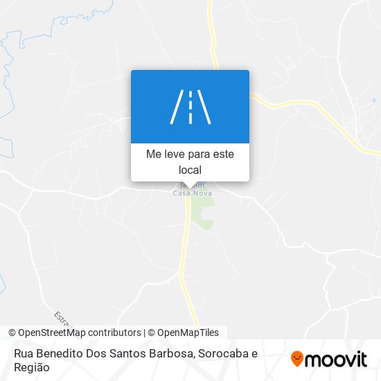 Rua Benedito Dos Santos Barbosa mapa