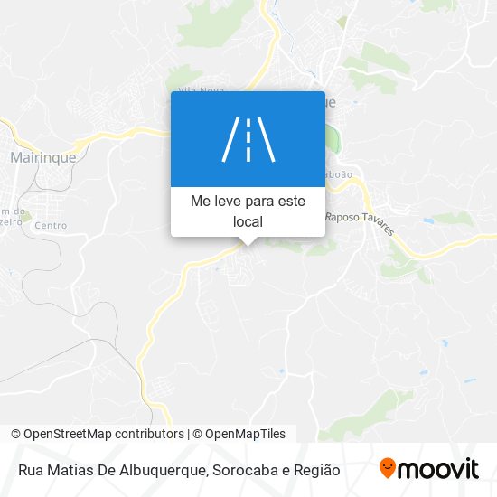 Rua Matias De Albuquerque mapa