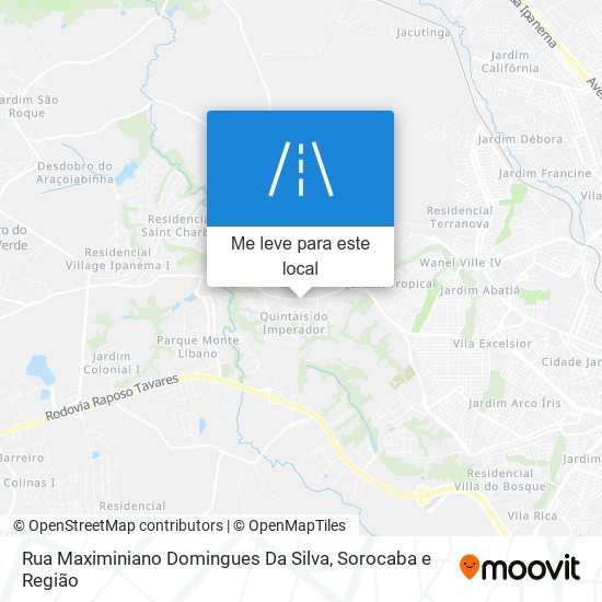 Rua Maximiniano Domingues Da Silva mapa