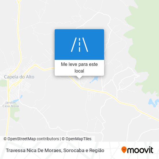 Travessa Nica De Moraes mapa