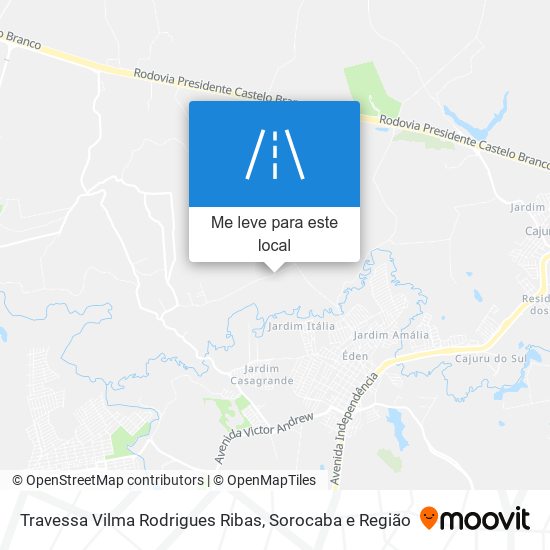 Travessa Vilma Rodrigues Ribas mapa