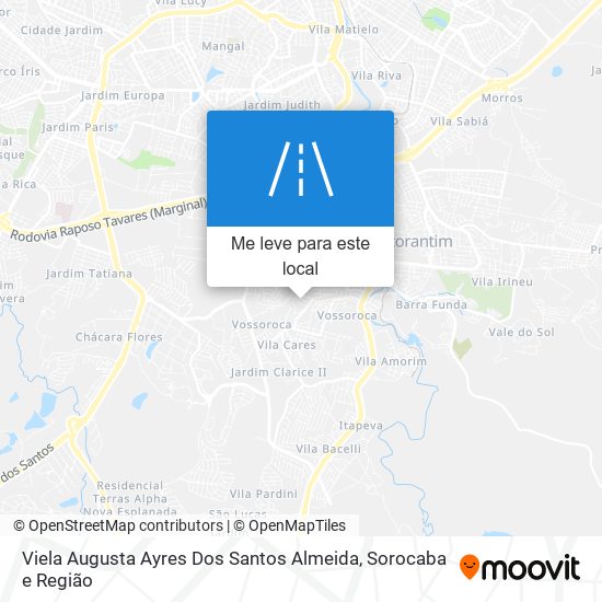 Viela Augusta Ayres Dos Santos Almeida mapa