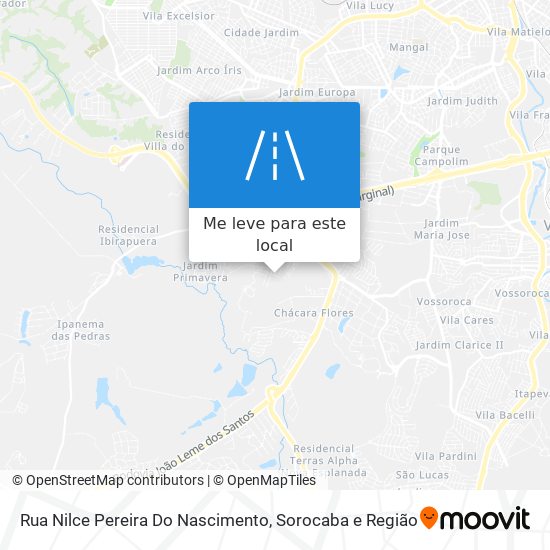 Rua Nilce Pereira Do Nascimento mapa