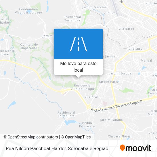 Rua Nilson Paschoal Harder mapa