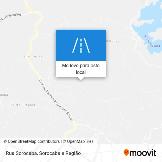 Rua Sorocaba mapa