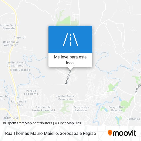 Rua Thomas Mauro Maiello mapa