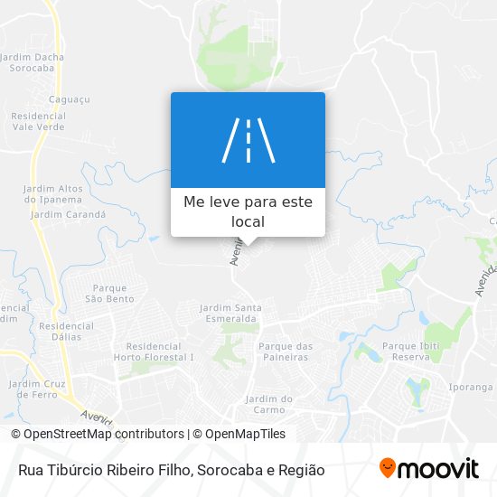 Rua Tibúrcio Ribeiro Filho mapa