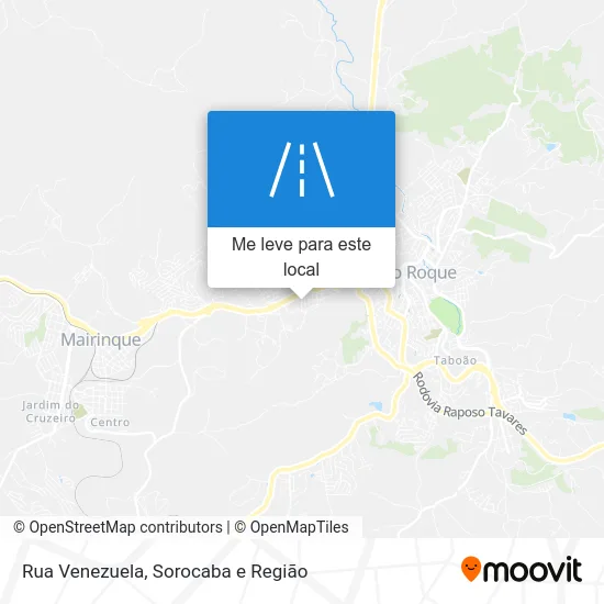 Rua Venezuela mapa
