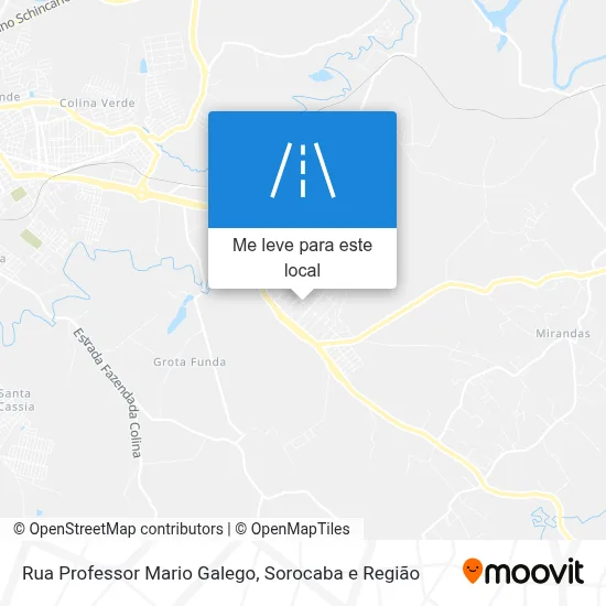 Rua Professor Mario Galego mapa