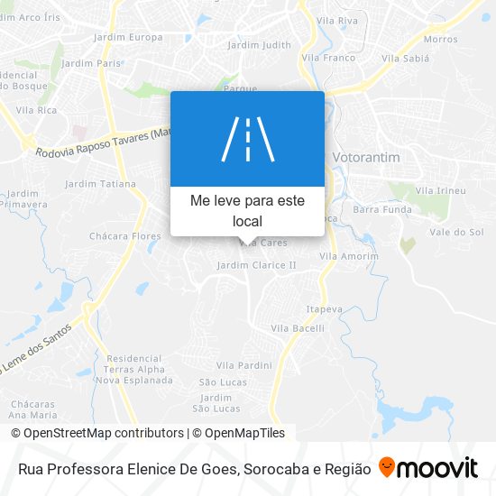 Rua Professora Elenice De Goes mapa