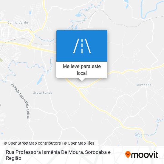 Rua Professora Ismênia De Moura mapa