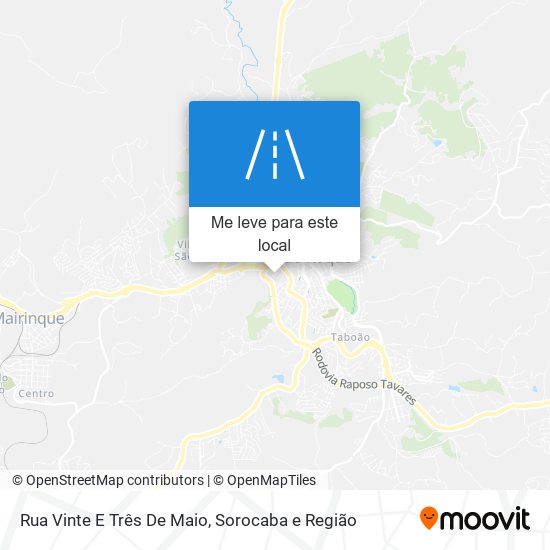 Rua Vinte E Três De Maio mapa