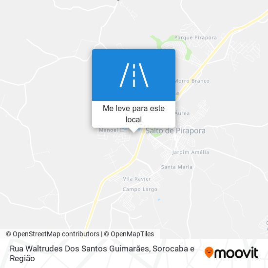 Rua Waltrudes Dos Santos Guimarães mapa