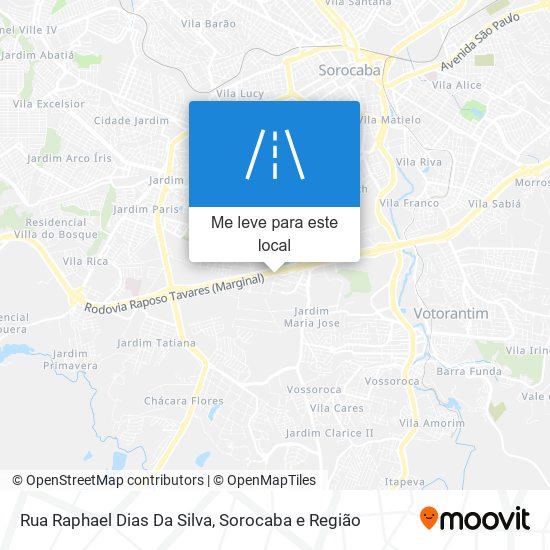 Rua Raphael Dias Da Silva mapa