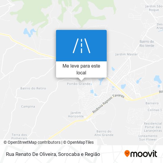 Rua Renato De Oliveira mapa