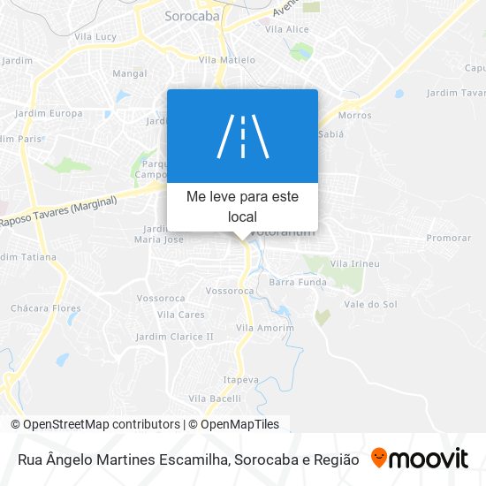 Rua Ângelo Martines Escamilha mapa