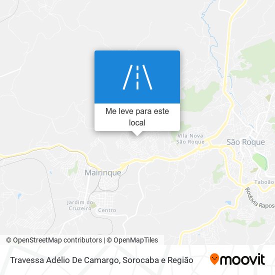 Travessa Adélio De Camargo mapa