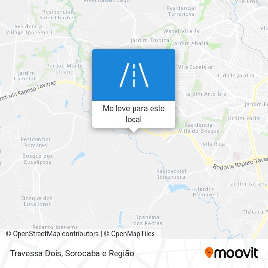 Travessa Dois mapa