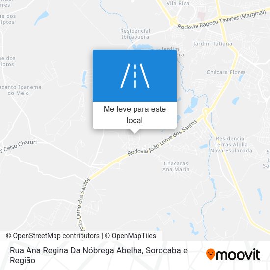 Rua Ana Regina Da Nóbrega Abelha mapa