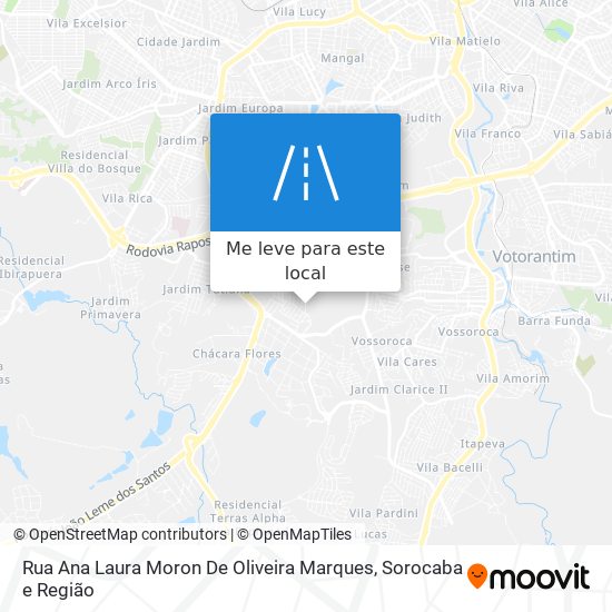 Rua Ana Laura Moron De Oliveira Marques mapa