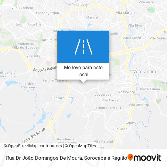 Rua Dr João Domingos De Moura mapa