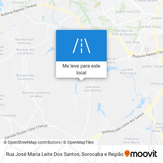 Rua José Maria Leite Dos Santos mapa