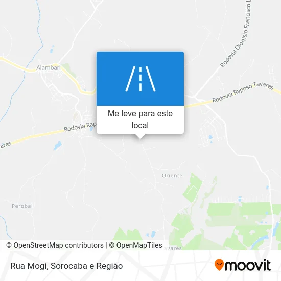 Rua Mogi mapa