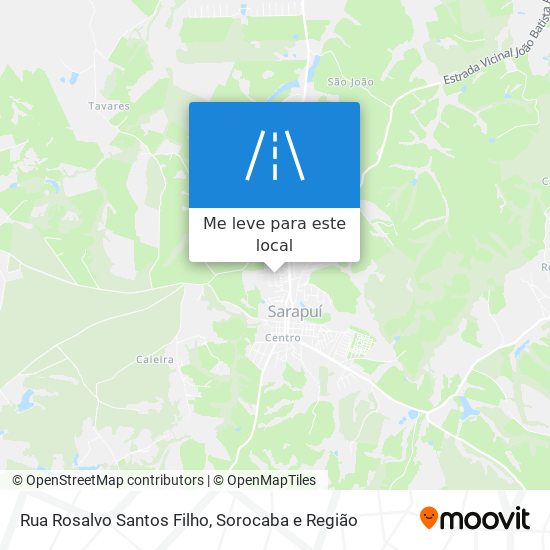 Rua Rosalvo Santos Filho mapa