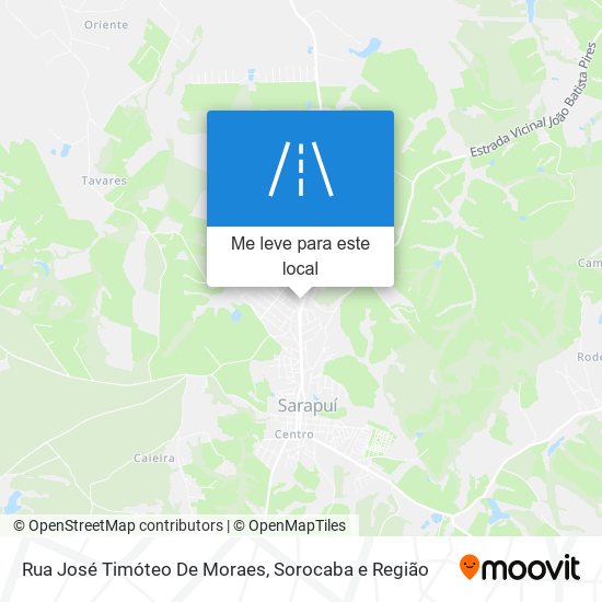 Rua José Timóteo De Moraes mapa