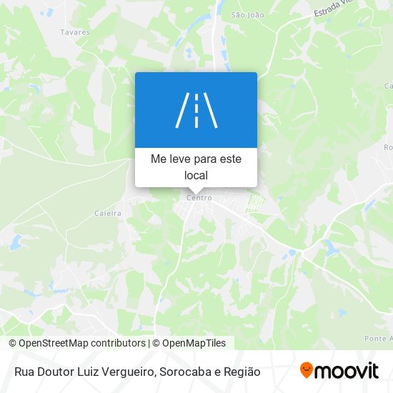 Rua Doutor Luiz Vergueiro mapa