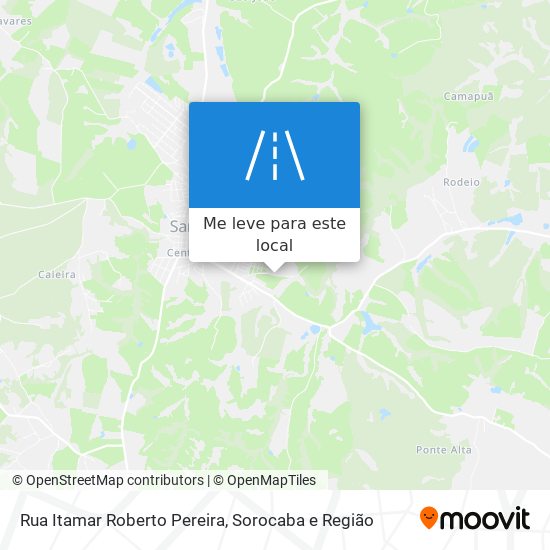 Rua Itamar Roberto Pereira mapa