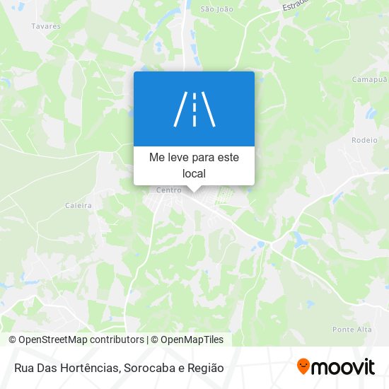 Rua Das Hortências mapa