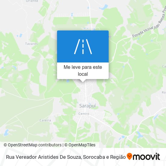 Rua Vereador Aristides De Souza mapa