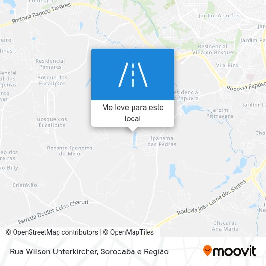 Rua Wilson Unterkircher mapa