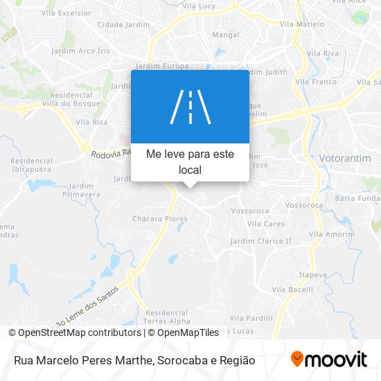 Rua Marcelo Peres Marthe mapa