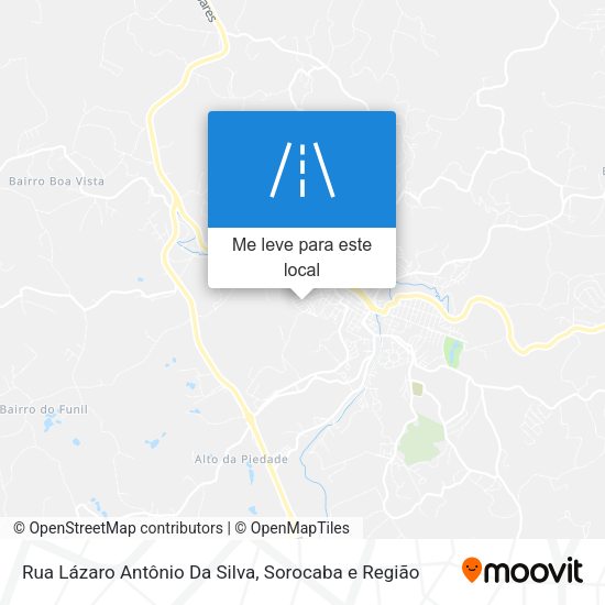 Rua Lázaro Antônio Da Silva mapa