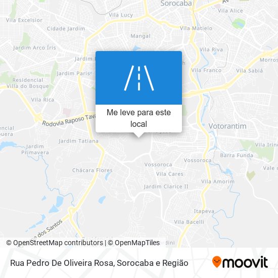 Rua Pedro De Oliveira Rosa mapa