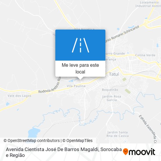 Avenida Cientista José De Barros Magaldi mapa