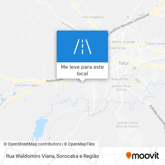 Rua Waldomiro Viana mapa