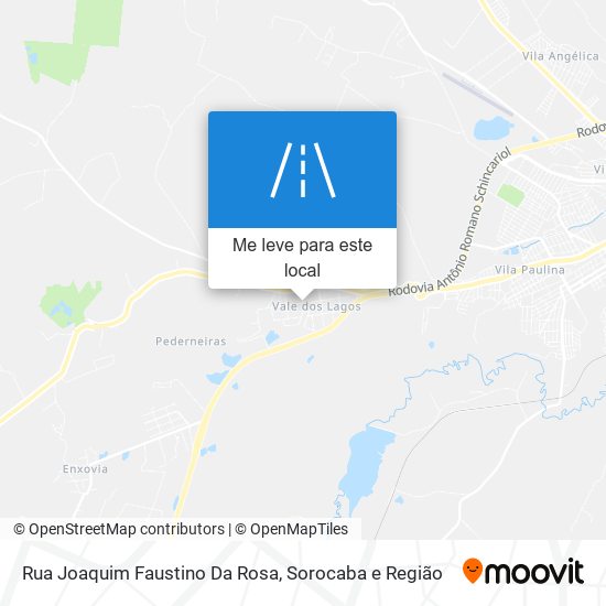 Rua Joaquim Faustino Da Rosa mapa