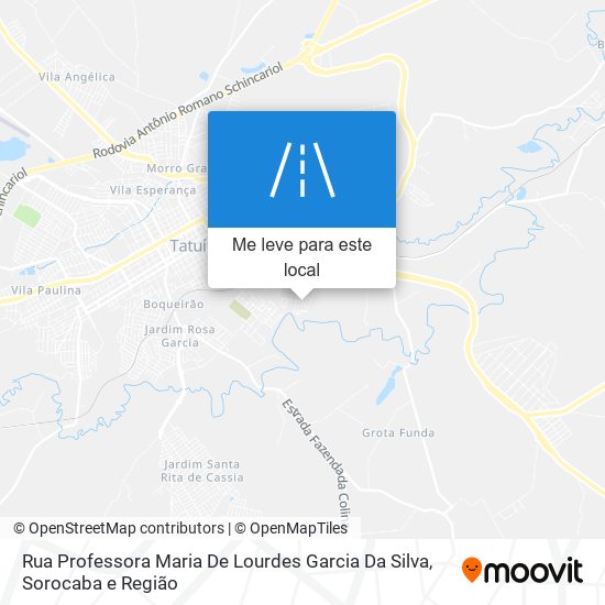 Rua Professora Maria De Lourdes Garcia Da Silva mapa