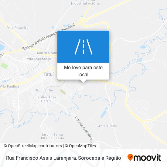 Rua Francisco Assis Laranjeira mapa