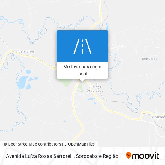 Avenida Luíza Rosas Sartorelli mapa