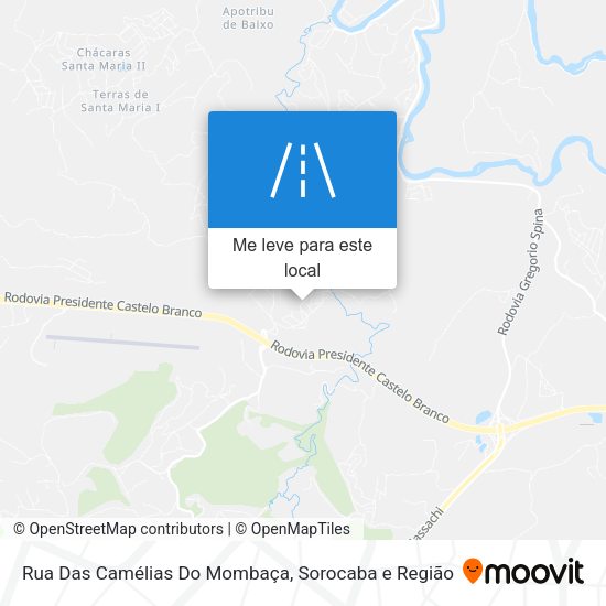 Rua Das Camélias Do Mombaça mapa