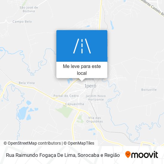 Rua Raimundo Fogaça De Lima mapa