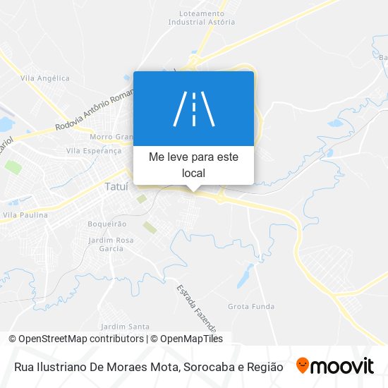 Rua Ilustriano De Moraes Mota mapa