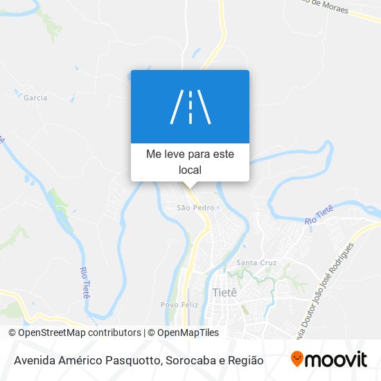 Avenida Américo Pasquotto mapa