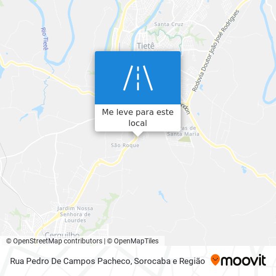 Rua Pedro De Campos Pacheco mapa