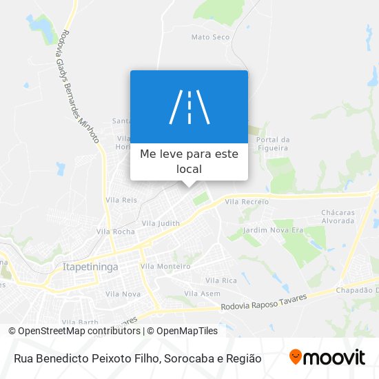 Rua Benedicto Peixoto Filho mapa