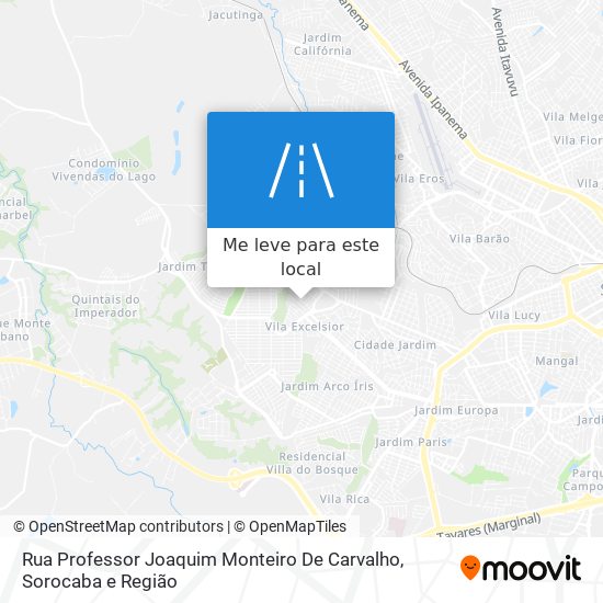 Rua Professor Joaquim Monteiro De Carvalho mapa